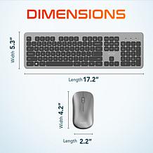 Delton K100 Wireless Computer Keyboard and Mouse Set