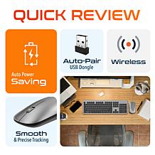 Delton K100 Wireless Computer Keyboard and Mouse Set
