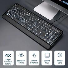 Delton KB20 Big Button USB Computer Keyboard