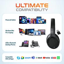 Delton M101D Active Noise Canceling Headphones for Home/Office