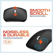 Delton S10 Curved Wireless Ergonomic Computer Mouse