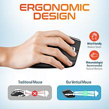 Delton S20 Ergonomic Vertical Computer Mouse