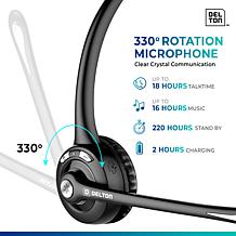 Delton Wireless Computer Headset with Microphone & USB Dongle