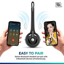 Delton Wireless Computer Headset with Microphone & USB Dongle