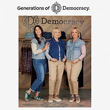 Democracy "Ab"solution® High-Rise Barrel Leg Jean with Rolled Cuff