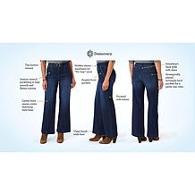 Democracy "Ab"solution® Skyrise Wide-Leg Seamed Jean