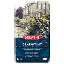 DERWENT Graphitint 12-piece Graphite Colored Pencil Set