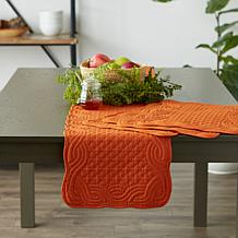Design Imports 13" x 72" Quilted Farmhouse Table Runner