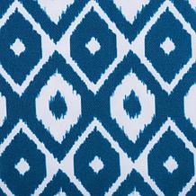 Design Imports 14" x 108" IKAT Outdoor Table Runner with Zipper