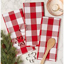 Design Imports 3-pack Buffalo Check Kitchen Towels