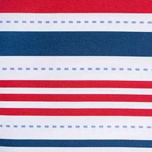 Design Imports 60" x 120" Patriotic Stripe Outdoor Tablecloth