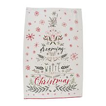 Design Imports Assorted Noel Printed Kitchen Towel Set of 2