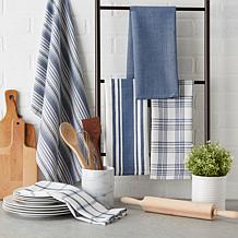 Design Imports Assorted Woven Kitchen Towel 5-pack