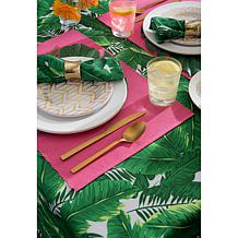 Design Imports Banana Leaf Outdoor Tablecloth - 60" x 84"