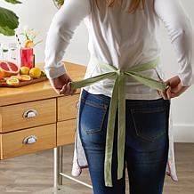 Design Imports Blue Blossom Printed Apron 