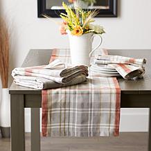 Design Imports Cozy Picnic Plaid 52" x 52" Tablecloth