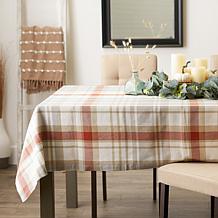 Design Imports Cozy Picnic Plaid 60" x 104" Tablecloth