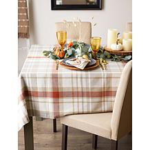 Design Imports Cozy Picnic Plaid 60" x 84" Tablecloth