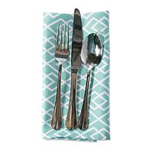 Design Imports Diamond Print Outdoor Napkin Set of 6