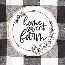 Design Imports Farm to Table Embellished Kitchen Towel Set of 4