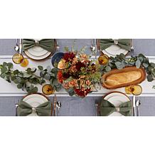 Design Imports Flower Garden Embellished Table Runner - 14" x 108"