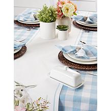 Design Imports Garden Bunny Printed Table Runner - 14" x 108"