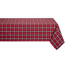 Design Imports Glad Tidings Plaid Tablecloth 60" x 84"