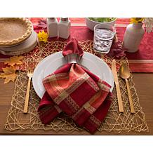 Design Imports Harvest Wheat Jacquard Napkins Set of 6