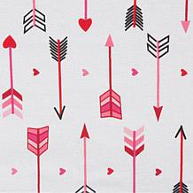Design Imports Hearts and Arrow Print Table Runner - 14" x 108"