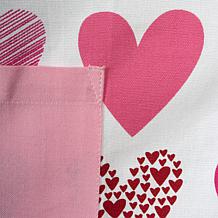 Design Imports Hearts Collage Print Chef Apron