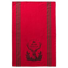 Design Imports Holiday Stag Christmas Print Kitchen Towel Set of 3