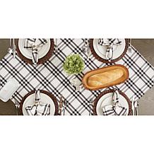 Design Imports Homestead Plaid Table Topper - 40" x 40"