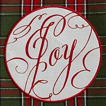 Design Imports Joyful Wishes Embellished Kitchen Towel Set of 3