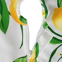 Design Imports Lemon Bliss Outdoor Tablecloth w/Zipper - 60" x 84"