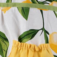 Design Imports Lemon Bliss Printed Apron