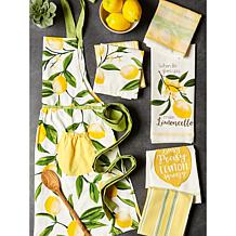 Design Imports Lemon Bliss Printed Apron