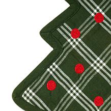 Design Imports O Christmas Tree Potholder and Towel Gift 3-pack