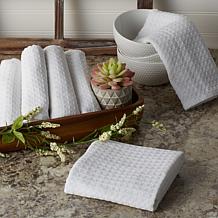 Design Imports Recycled Cotton Waffle Kitchen Towels 6-pack