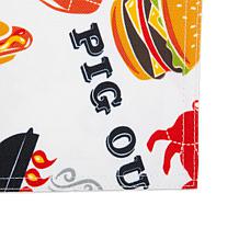 Design Imports Set of 6 BBQ Fun Print Outdoor Placemats
