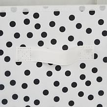Design Imports Small Dots 11" Storage Cube 2-pack