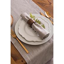 Design Imports Solid Chambray 14" x 108" Table Runner