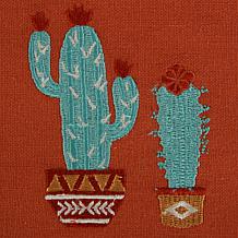 Design Imports Southwest Embellished Kitchen Towel Set of 4