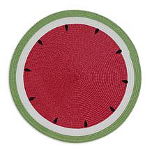 Design Imports Summer Day Watermelon Placemats 6-pack