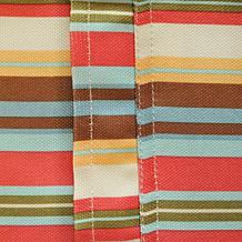 Design Imports Summer Stripe Outdoor Tablecloth w/Zipper - 60" x 84"