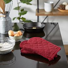 Design Imports Terry Oven Mitt Set of 2