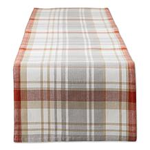 Design Imports Thankful Autumn Wreath 14" x 72" Table Runner