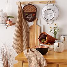 Design Imports Thanks Acorn Potholder Gift Set