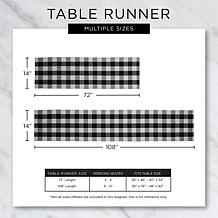 Design Imports Yuletide Plaid Table Runner - 14" x 108"