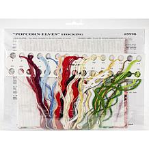 Design Works Counted Cross Stitch Stocking Kit 17 Long-Popcorn Elves