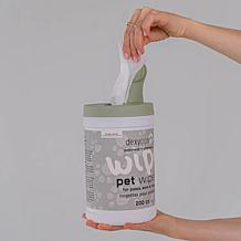 DexyPaws Oatmeal & Vitamin E Cleansing Wipes 200ct Canister